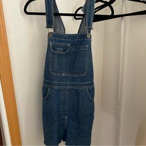 Vintage Classic Blues Collection Denim Shorts Overalls XL